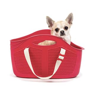Coral Mia Pet Bag complements the colours of your furbaby.