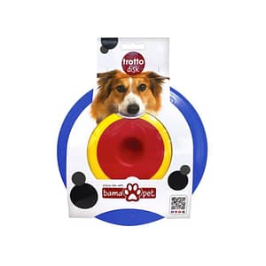 Trotto Frisbee blue yellow and red in packaging