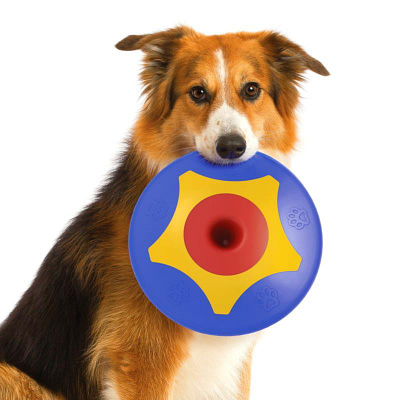 Trotto soft frisbee comes in yellow red and blue
